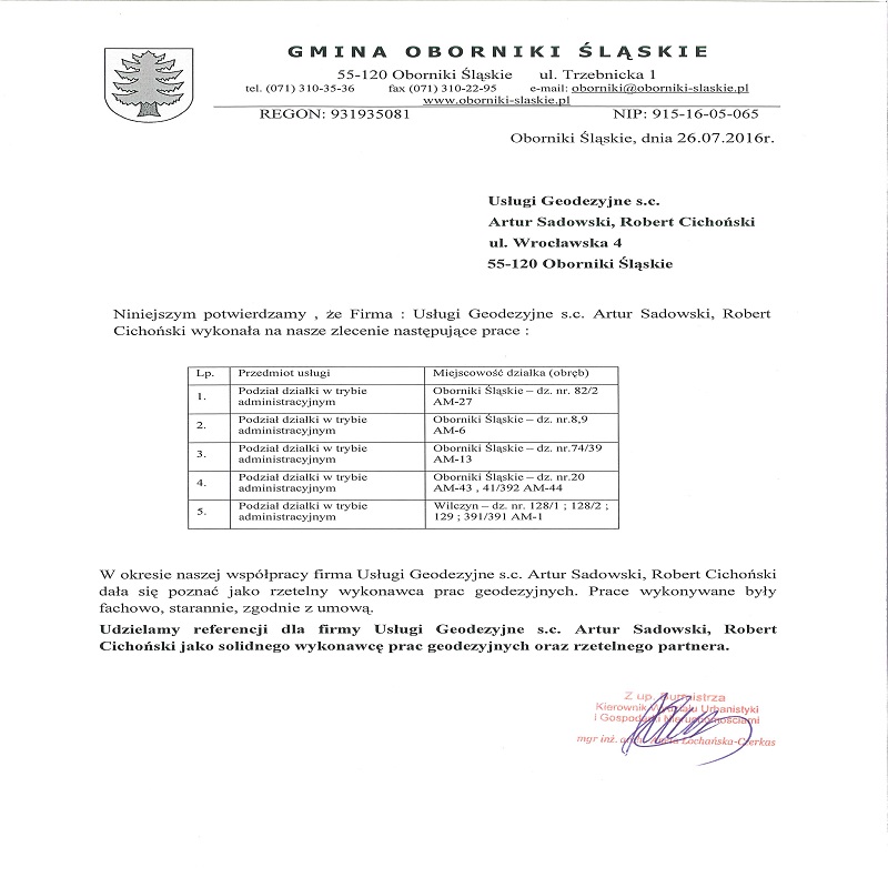 Gmina Oborniki Śląskie